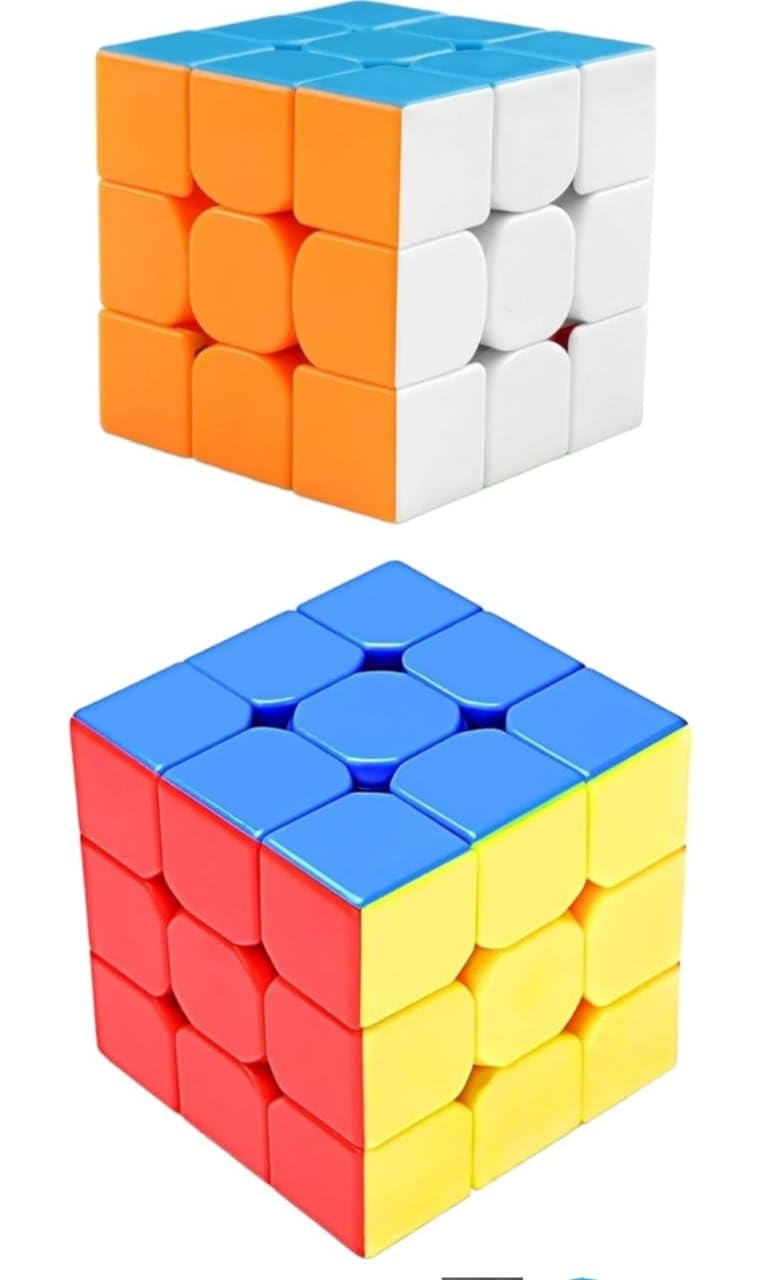 yooko Cube 3x3x3 Warrior High Speed Smooth Stickerless Magic Puzzle Game Toy Birthday Return Gift for Kids (Pack of 1) Adults Stress Buster-image-33