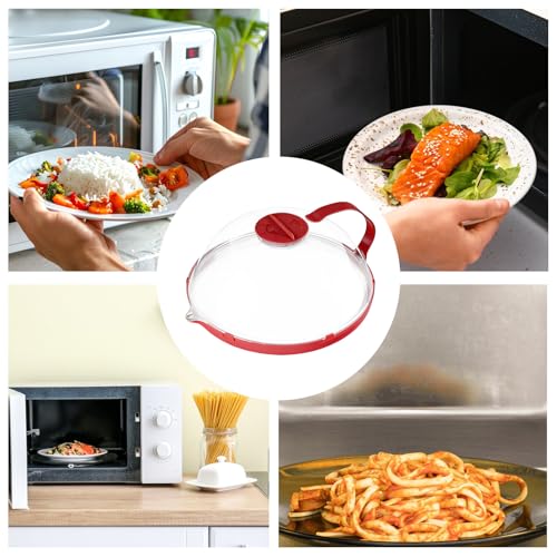 Liakyunf Cloche alimentaire réutilisable pour micro-ondes – Gadgets de cuisine anti-éclaboussures pour micro-ondes | pour collations, préparation des repas, soupe, légumes, fruits, restes de beurre – vue 4