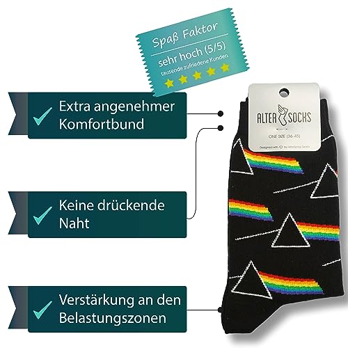 Alter Socks Calzini Con Motivi Famosi, Dipinti E Personaggi - Unisex Per Uomo E Donna/Taglia 36 – 45 / Calzini Hipster Con Disegni Divertenti, Taglia Unica - 4