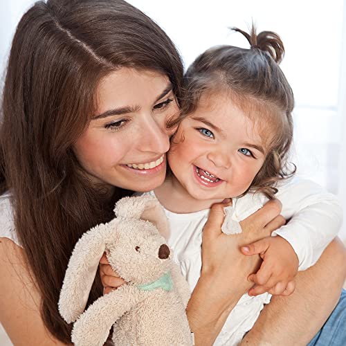 GRÜNSPECHT Kuschel-Box für Babys mit Wärme-Kuscheltier, Holzgreifling, Bio-Abdruckset & Geschichte zum Vorlesen, Geschenk Geburt, Babyparty (GB-006)