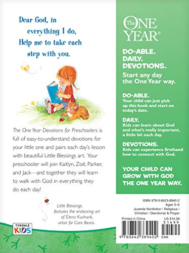The One Year Devotions for Preschoolers (Little Blessings) - Image 2