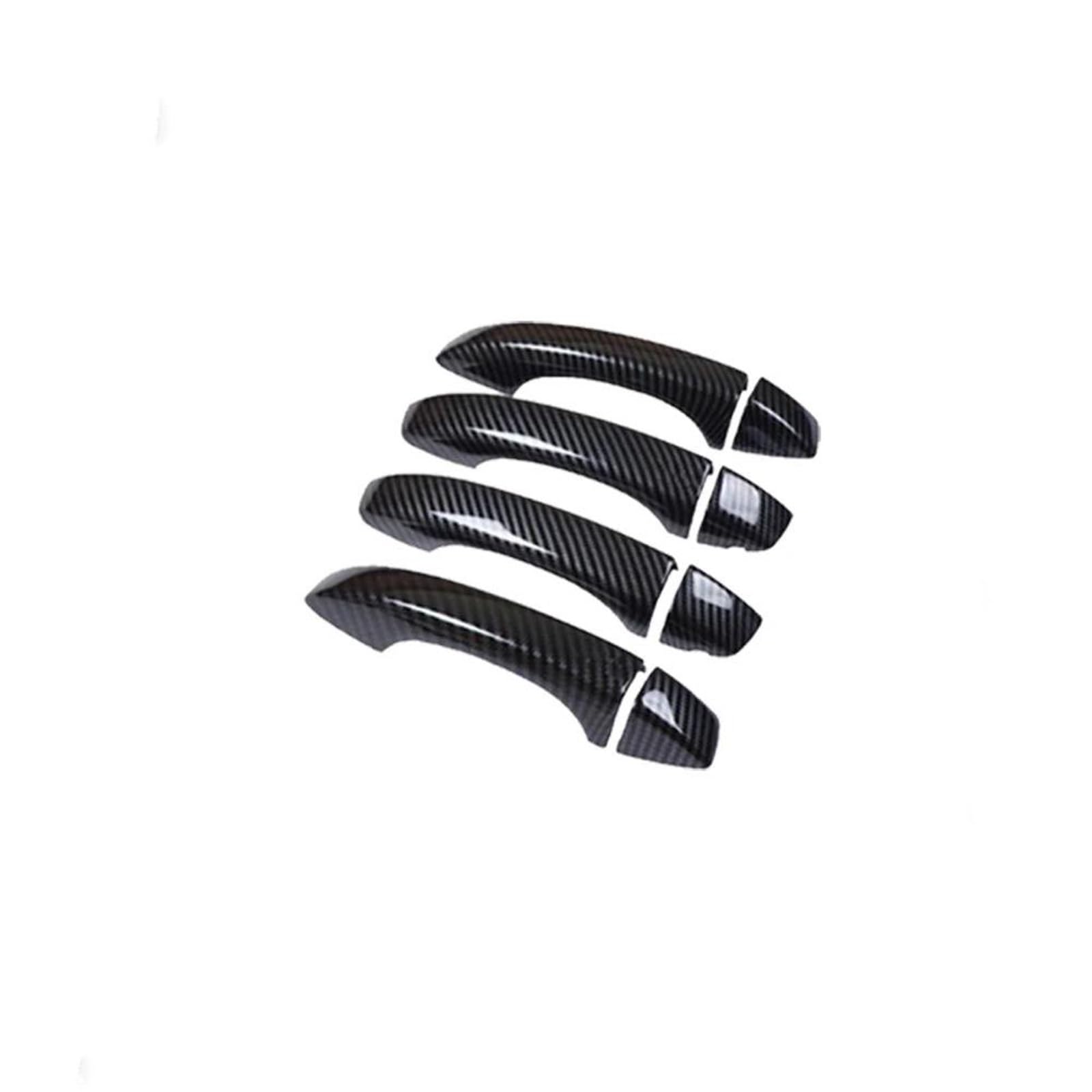 KJHOPY Car Door Handle Cover Chrome-Plated Sticker Trim for MG ZS MGZS ZX EZS ZST VS ZS11 2017~2024(Style 7)