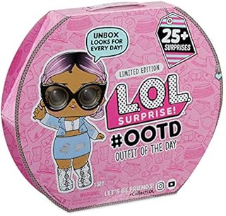 L.O.L. Surprise! 576037EUC LOL 2021 OOTD Advent Calendar-with Limited Edition Doll Jet Set Q.T. -UNbox 25+ Surprises Including Outfits, Shoes, & Accessories-Collectable-Gift for Girls & Boys Ages 4+
