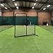 Aluminum Armadillo Protective L-Screen – Heavy‑Duty Aluminum Baseball & Softball Pitching Protection Screen for Batting Practice