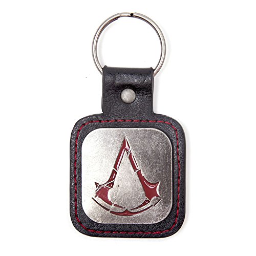 Portachiavi in metallo Assassin\'s Creed Rogue Metal Key Ring Logo & PU Snap Bioworld