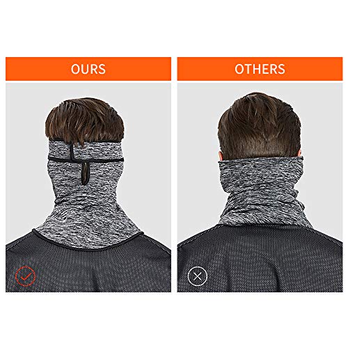 Tomshin Pescoço Aquecedor Homens Mulheres Balaclava À Prova De Vento Capa De Face De Inverno Polaina
