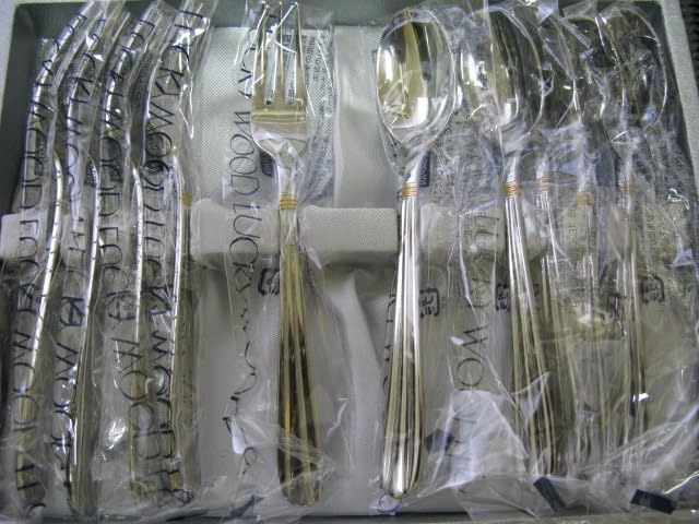 美品　ラッキーウッド　金彩　18-10　25ピース 美品 ラッキーウッド 金彩 18-10 25ピース 美品 ラッキーウッド 金彩