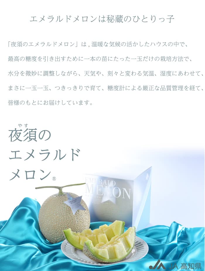 Amazon.co.jp: メロン エメラルドメロン 秀品 5～6玉 7kg 高知県産