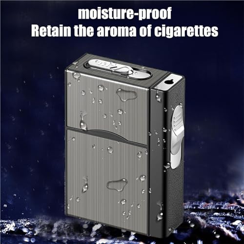 Encendedor con Estuche para 20 Cigarrillos Azul miniatura 4