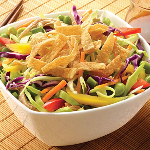 image for Fresh Gourmet Authentic Wonton Strips | 3.5 Ounce, Pack of 9 | Low Car