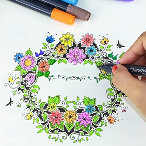 Set Pennarelli Acquerello, 12 Pennarelli a Colori