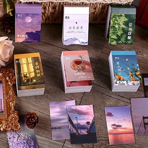 Lrtzizy 300 Pieces Washi Paper Sticker Set Daily Scenery Life Stuff Travel Kawaii Stickers Aesthetic Stickers for Scrapbooking - Image 3
