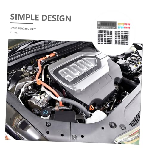 Hemobllo 1Set Circuit Fuse Block Kit para Auto, RV y Camión, Bloque de Distribución con Fusibles Incluidos, Panel Eléctrico Versátil para Barcos miniatura 5
