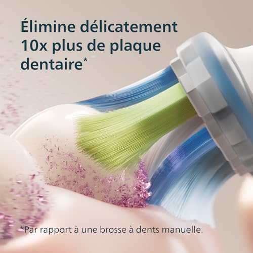 مراجعة Philips Sonicare DiamondClean 9000 (HX9911/79) — فرشاة أسنان كهربائية وردية مع 4 رؤوس C3 لتنظيف عميق - الصورة 4