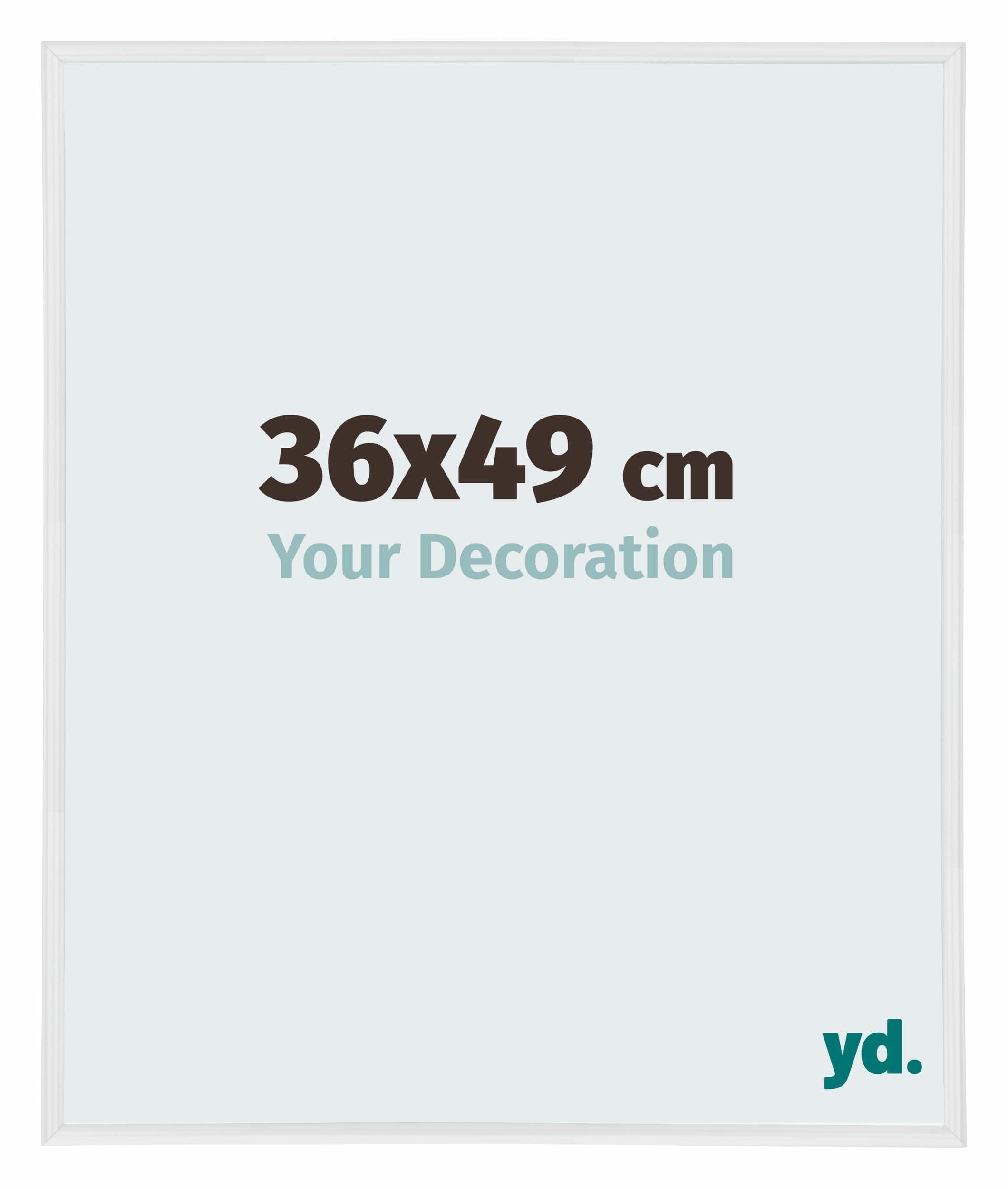yd. Your Decoration - Puzzlerahmen 36.0x49 cm - Weiß Hochglanz - Puzzlerahmen 500-1000 Teile - Kunststoff Bilderrahmen - Annecy