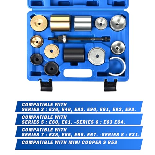 Ensemble d'extracteur de silentbloc et roulement à rouleaux pour essieu et différentiel BMW