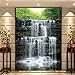 Produktbild Pbldb Benutzerdefinierte Wandbild 3D Natur Fällt Chinoiserie Wallpaper 3D Wandbilder Wallpaper Landschaft Wohnzimmer Tapete   Raum-200X140Cm