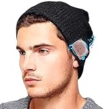 【EINFACHE BENUTZUNG】 Dieser knit hat ist lässt sich sehr einfach mit smartphones und anderen Bluetooth fähigen musikgeräten koppeln. Nehmen sie das headset heraus, bevor sie den winter cap waschen