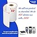 2-1/4 X 50 Thermal Paper Verifone Vx520 Ingenico ICT220 ICT250 FD400, 50 BPA Free Rolls by Rollxy