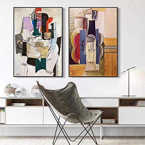 INVIN ART Framed Canvas Art Combo Painting 2 Pieces by