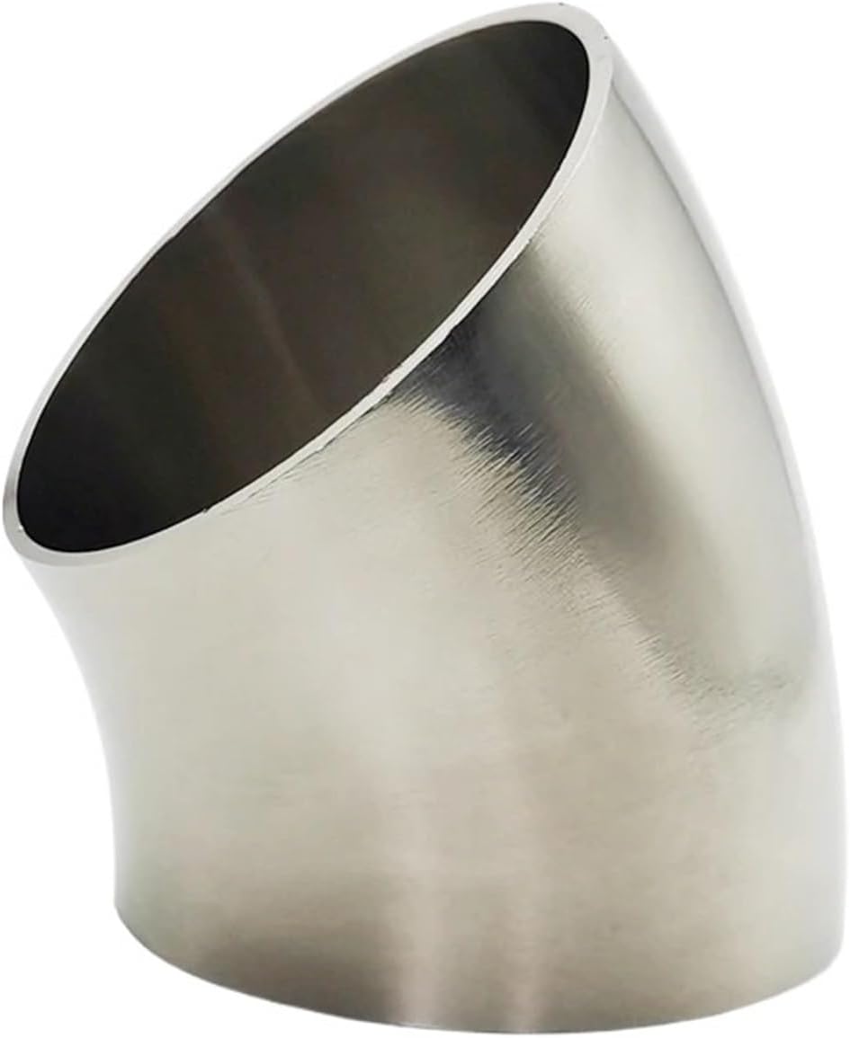 SS304 SS316Lステンレス鋼サニタリー溶接45&deg;曲げパイプ径19/25/32/38/45/51/57/63/76/89/10