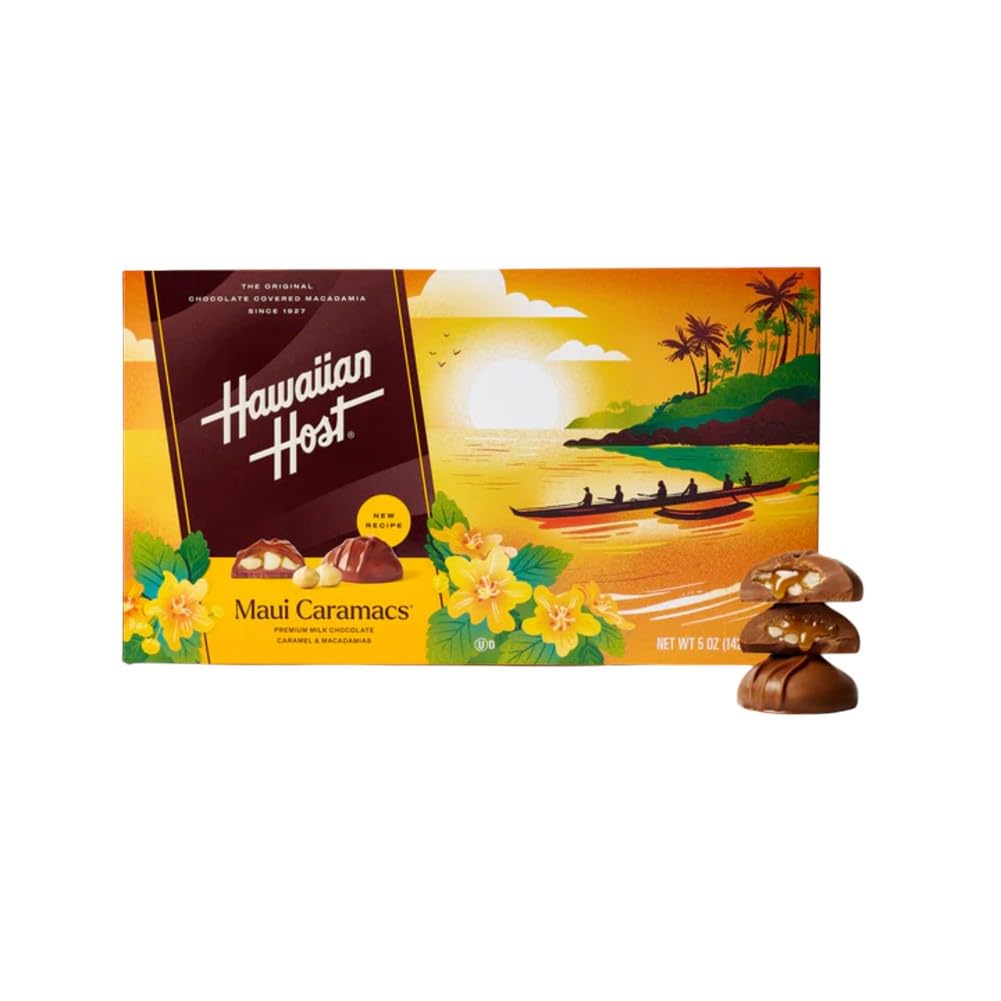 Caramac Box with Macadamia & Caramel by Hawaiian Host