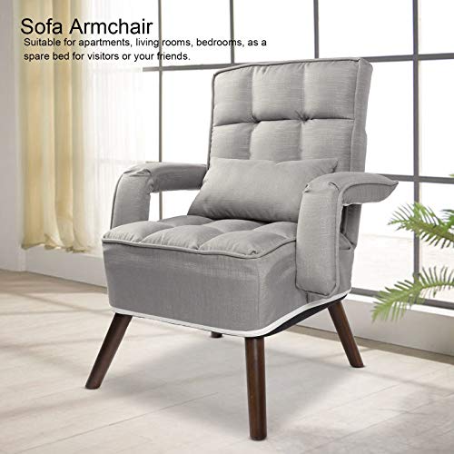 Fauteuil, enkele bank heeft 6 verstelbare kan lange tijd worden gebruikt Eenvoudig te monteren voor binnen for - Image 8