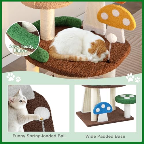 Árbol para Gatos PETSITE en Forma de Hongo de 40.5 in miniatura 4