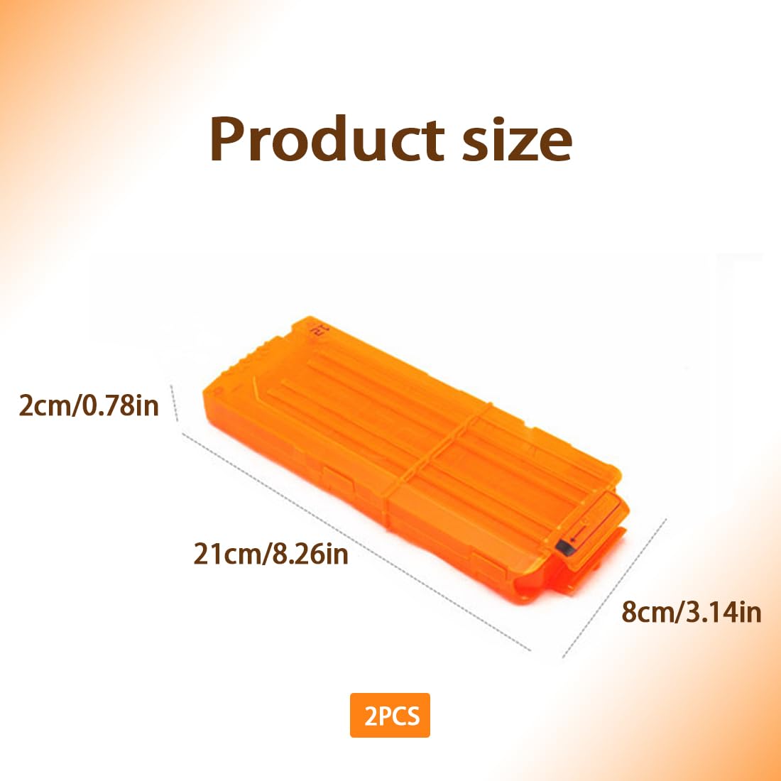 GXGM 2pz Riserva capacità da 12 Dardi Quick Reload Clip Caricatore