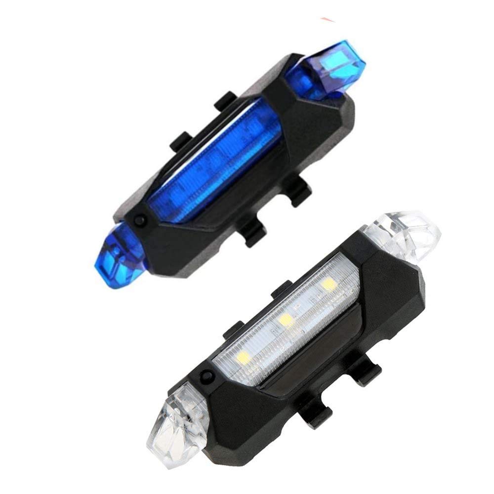 AlexVyan 2 Pcs Imported Bicycle 4 Lighting Mode USB Rechargeable Front Head and Rear Tail Cycle Light (B085HDJLNX) Amazon Price History, Amazon Price Tracker