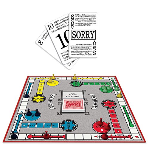 Winning Moves Games Sorry Classic Edition Board Game, Multicolor