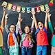 2 Stück Schulkind Deko Einschulung, schulkind 2025 mädchen, Papierbanner als Deko Schulanfang und Einschulung Deko, Schulkind Girlande für Einschulungsfeier