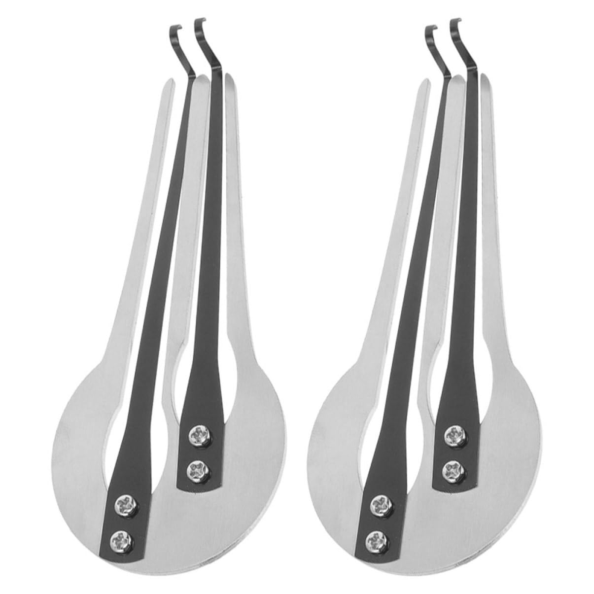 Yardwe 2 Stück Tragbares Mini Musikinstrument für Anfänger Doppeltöne Maultrommel für Folk Musikbegeisterte für Reisen und Outdoor Aktivitäten