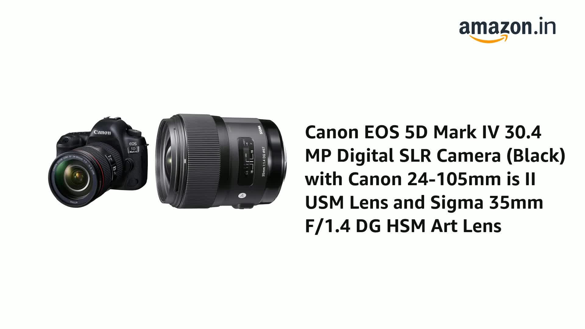 Buy Canon EOS 5D Mark IV 30.4 MP Digital SLR Camera (Black) with