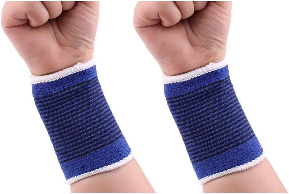 2 Pack - Wrist Support Flexible Wrist Brace Support Compression Pad for Men and Women