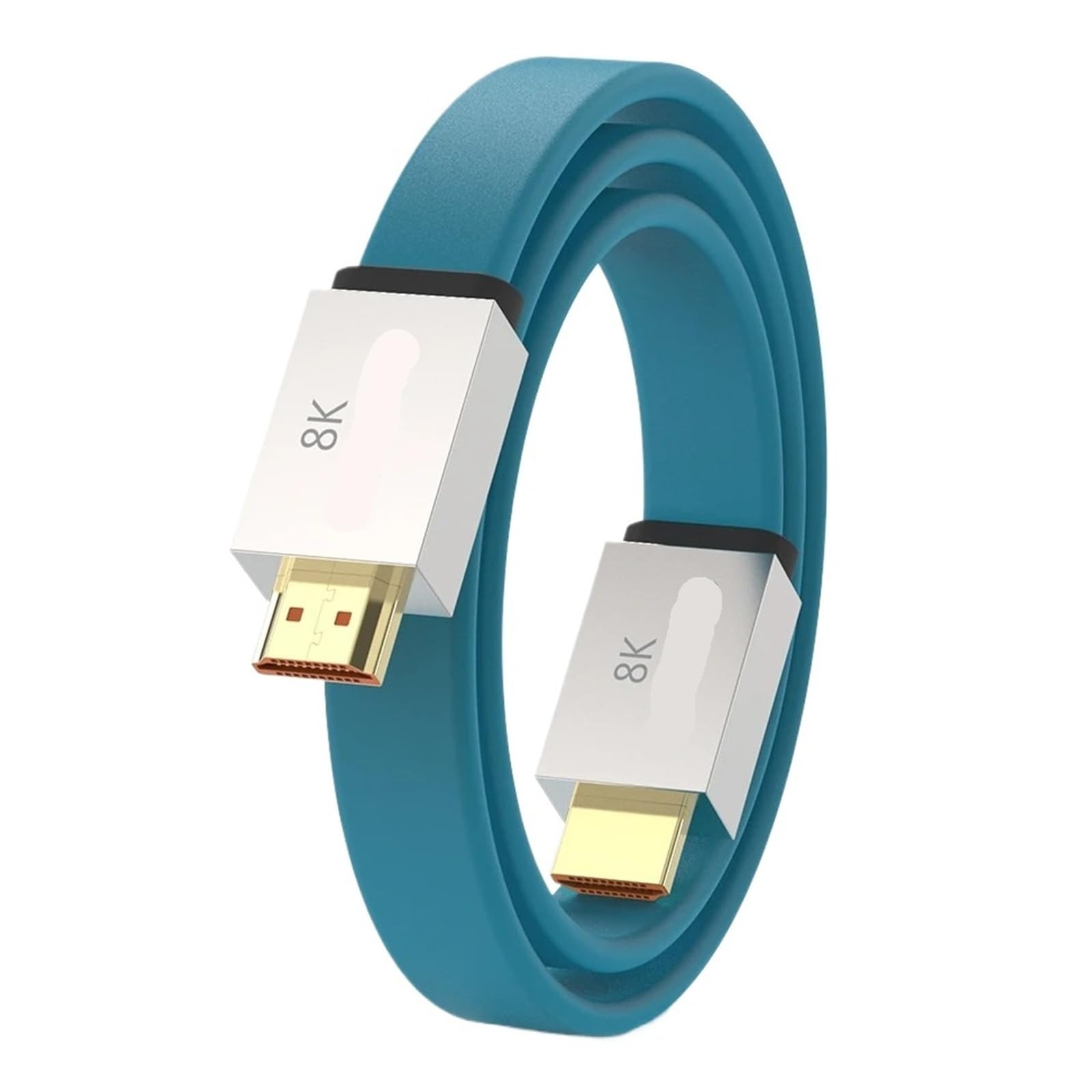 Cavo HDMI 2.1 48 Gbps 8K A 60 Hz 4K A 120 Hz Cavo HDMI Ad Altissima Velocità, HDCP 2.2 E 2.3, HDR10, Supporto EARC For Dolby Vision E Atmos(1m)