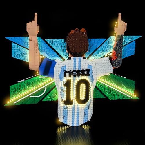 BRICKSHINING LED Lighting Compatible with LEGO 43018 Editions Lionel Messi Celebration - JUST Lights,RC Light Kit Compatible with LEGO 43018,NOT Included The Model by Brickshining - Used condition - Image 5