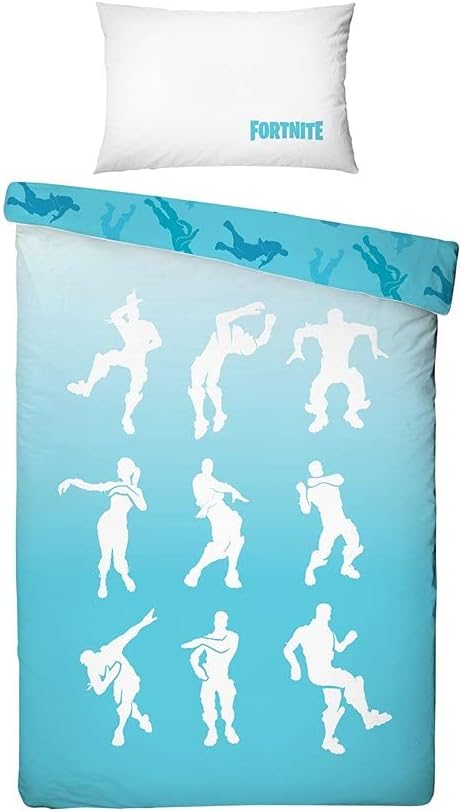 Epic Games Fortnite - Juego de funda nórdica (140 x 200 cm y funda de almohada de 60 x 70 cm)