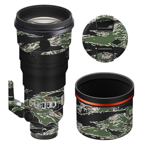 Film Sony FE 300 mm F2.8 GM OSS autocollant protection camouflage Tiger Stripe