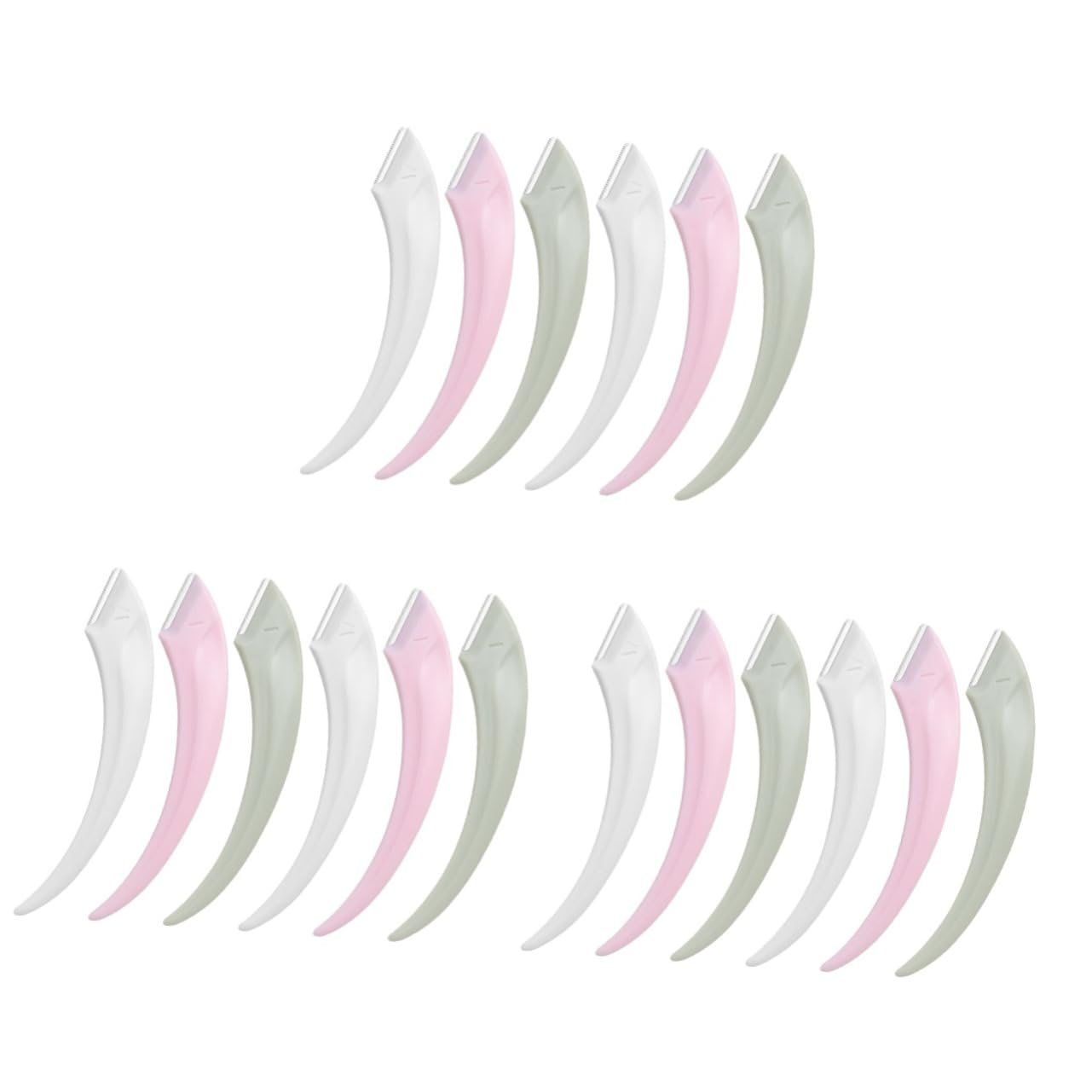 FOMIYES Sets Stainless Steel Eyebrow Razor for Women Compact Facial Hair Shaver for Travel Beauty Tools Pcs