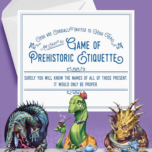 Dinosaur Tea Party Juego de Mesa con Cartas para 3 a 5 Jugadores miniatura 2
