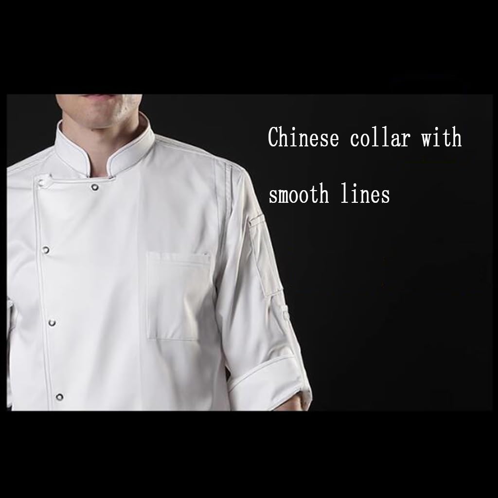 Uniforme Unisex de la Capa del Cocinero de la Capa del Cocinero de la Ropa de la Cocina del Hotel de la Ropa del Cocinero Personalizado Modificado para requisitos particulares
