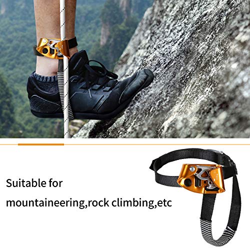 WILDKEN Foot Ascender Outdoor Mountaineering Tree Arborist Climbing Rappelling Equip Left Right Foot Ascender (Orange - Right) - Thumbnail 4