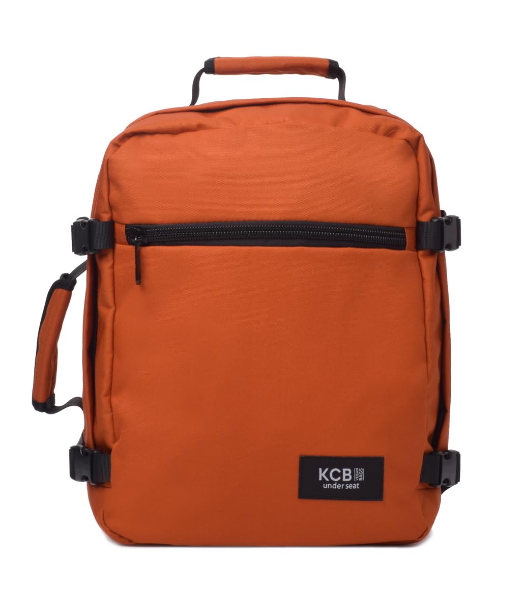 KCB Mochila de cabina Underseat | Mochila low-cost | Bolso cabina avión | Equipaje para Ryanair y Vueling | Equipaje para Easyjet | Mochila viaje | Bolso de mano cabina | 100% Vegana