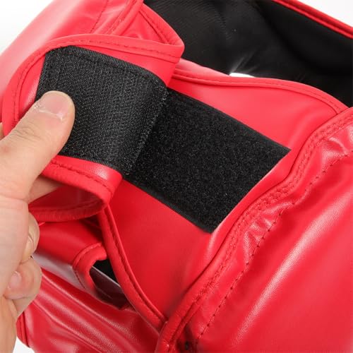 Casco de boxeo niña Zerodeko de cuero resistente con esponja 5
