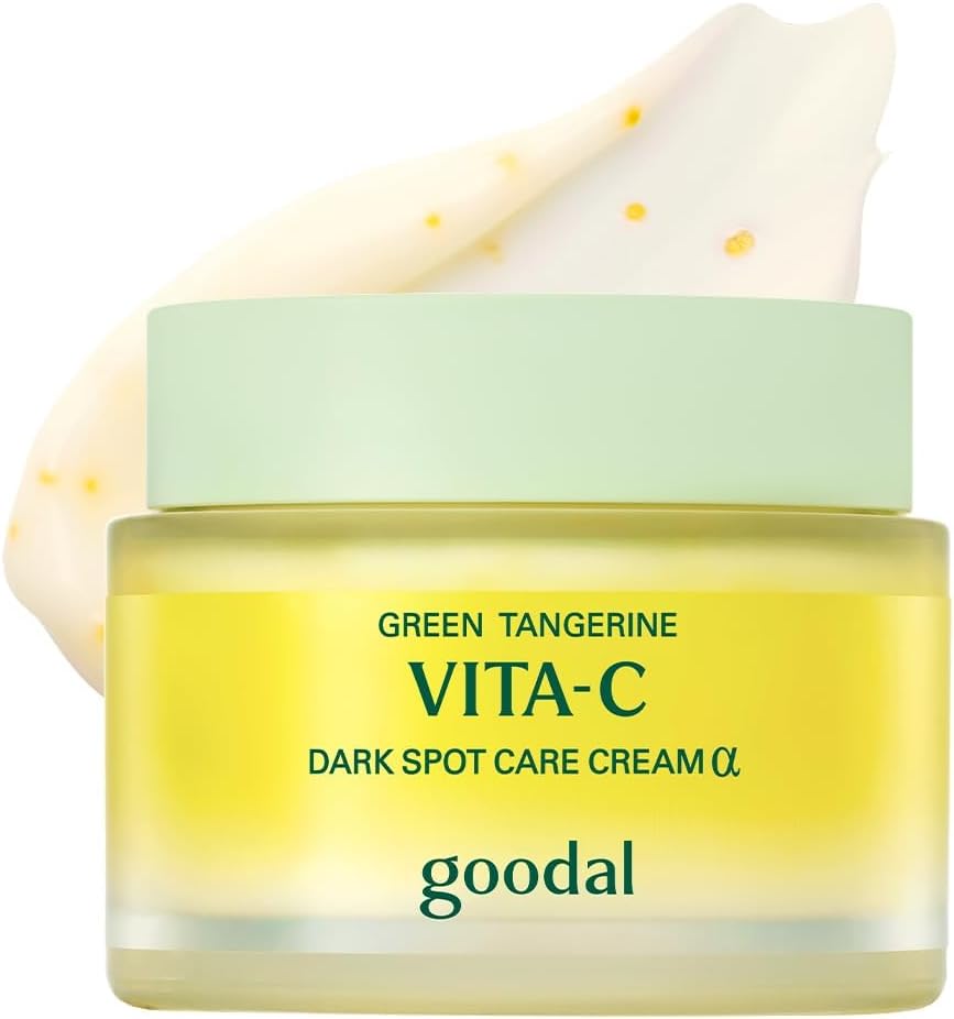 GOODAL Green Tangerine Vitamin C Cream [Advanced Ver.] – Vitamin C Cream with 5% Niacinamide | Fades Dark Spots, Boosts Radiance & Hydrates | Korean Skincare 1.69oz / 50ml
