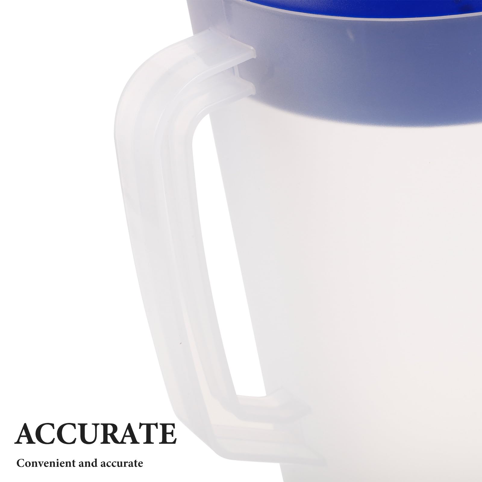Brocca D’acqua in Plastica Opaca da 5 Litri con Coperchio e Maniglia Comoda, Brocca Multiuso per Ristoranti, Bar e Uso Domestico, per Tè, Succhi e Bevande Fredde