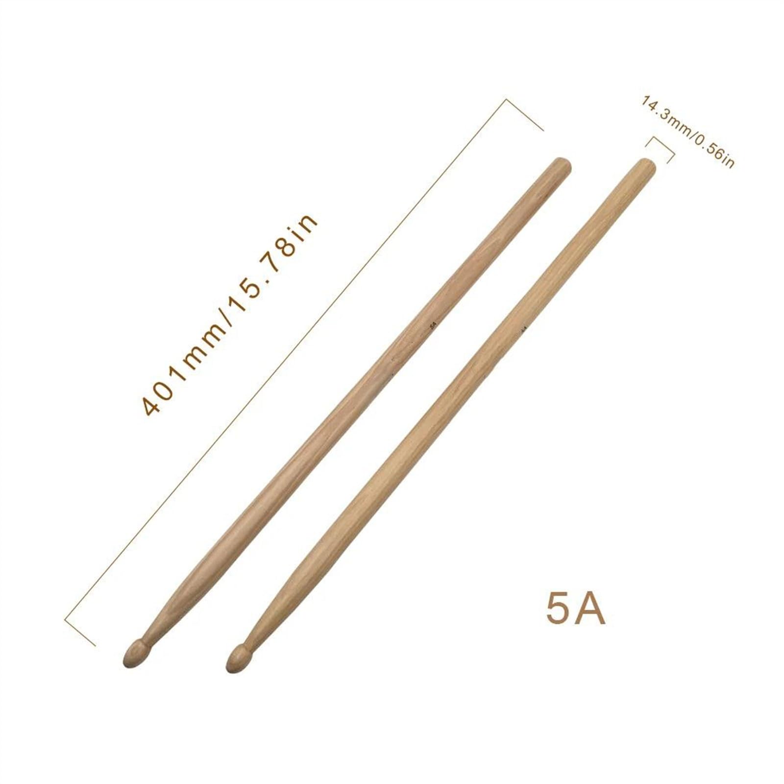 Schlagzeug-Zubehör 5A Drumstick, Langlebige Drumsticks Aus Holz, Percussion-Drumsticks Aus Walnussholz Für Schlagzeuger