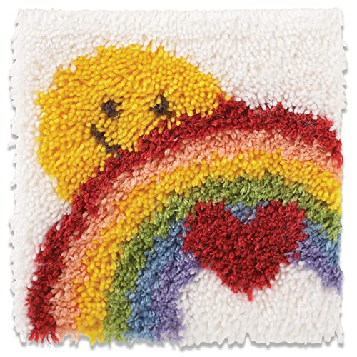 Image of Wonderart Latch Hook Yarn, Sunshine Rainbow