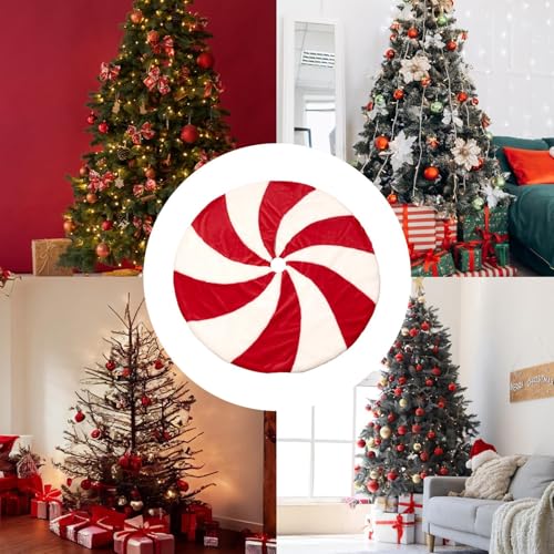 Couverture de sapin de Noël 122cm dessous de verre tapis